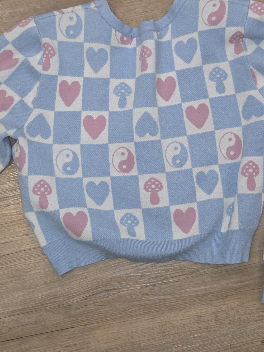 Checkboard Cardigan - Picture 3 of 3